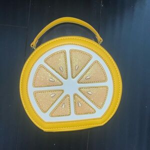 Lemon purse with extendable crossbody strap #lemon #purse #costume